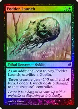 Fodder Launch FOIL Lorwyn PLD Black Uncommon MAGIC GATHERING CARD ABUGames - Image 1