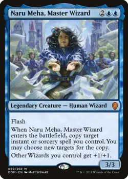 Naru Meha, Master Wizard Dominaria NM Blue Mythic Rare MAGIC MTG CARD ABUGames - Image 1
