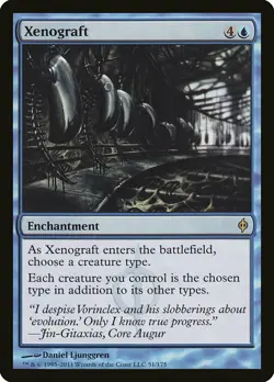 Xenograft New Phyrexia NM Blue Rare MAGIC THE GATHERING MTG CARD ABUGames - Image 1