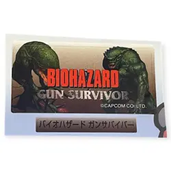Sony Playstation 1 PS1 Biohazard Resident Evil Gun Survivor Memory Card Sticker - Image 1