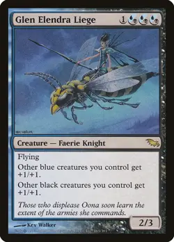 Glen Elendra Liege Shadowmoor PLD Blue Black Rare MAGIC MTG CARD ABUGames - Image 1