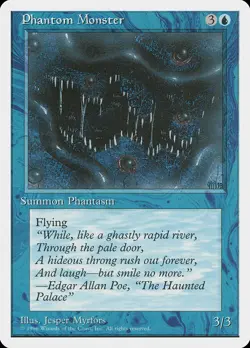 Phantom Monster Introductory 4th Edition NM Blue Uncommon MAGIC CARD ABUGames - Image 1