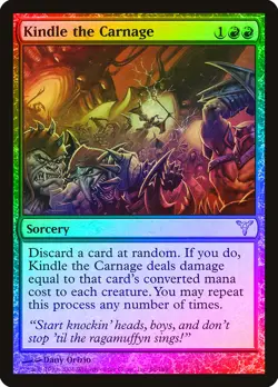 Kindle the Carnage FOIL Dissension PLD Red Uncommon MAGIC MTG CARD ABUGames - Image 1