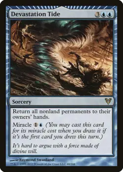Devastation Tide Avacyn Restored NM Blue Rare MAGIC GATHERING CARD ABUGames - Image 1