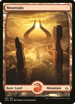 Mountain (188) Hour of Devastation NM Extended / Full Art CARD ABUGames - Image 1