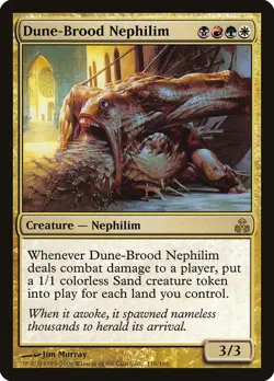 Dune-Brood Nephilim Guildpact NM White Black Red Green Rare MTG CARD ABUGames - Image 1