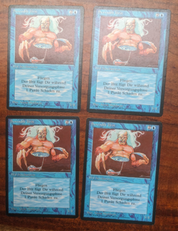 Magic MTG 4x Serendib Efreet FBB German Black Border Gathering www_MoxBeta_com - Image 1