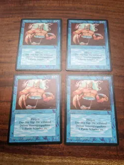 Magic MTG 4x Serendib Efreet FBB German Black Border Gathering www_MoxBeta_com - Image 3