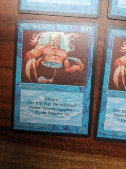 Magic MTG 4x Serendib Efreet FBB German Black Border Gathering www_MoxBeta_com - Image 4
