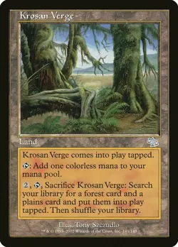 Krosan Verge Judgment NM Land Uncommon MAGIC THE GATHERING MTG CARD ABUGames - Image 1