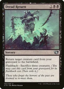 Dread Return Commander 2014 NM Black Uncommon MAGIC GATHERING CARD ABUGames - Image 1