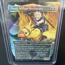 Cloud, Midgar Mercenary Legendary Creature Magic Foil FFVII by Inuchiyo Meimaru - Image 1