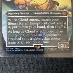 Cloud, Midgar Mercenary Legendary Creature Magic Foil FFVII by Inuchiyo Meimaru - Image 3