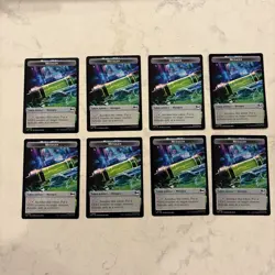 Magic the Gathering MTG Mutagen Ninja Double Sided Token Lot Of 8 Cards LP - Image 1