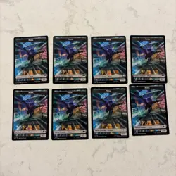 Magic the Gathering MTG Mutagen Ninja Double Sided Token Lot Of 8 Cards LP - Image 2
