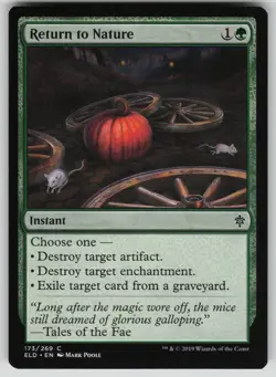 Return to Nature Normal C Throne of Eldraine 173 NM - Image 1