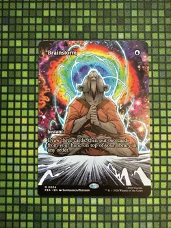 MTG Brainstorm #0004 Borderless Mythic TMNT Source Material (PZA) - Image 1