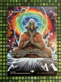 MTG Brainstorm #0004 Borderless Mythic TMNT Source Material (PZA) - Image 2