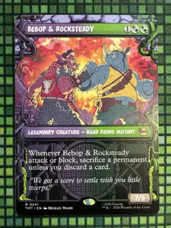 MTG Bebop & Rocksteady #0241 Showcase Rare Teenage Mutant Ninja Turtles (TMT) - Image 2