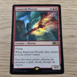 MTG Immortal Phoenix From : Core Set 2020 Magic the Gathering LP - Image 1
