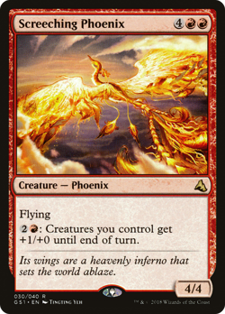 Screeching Phoenix 030/040 Lightly Played GS1 Global Series Jiang Yanggu & Mu Ya - Image 1