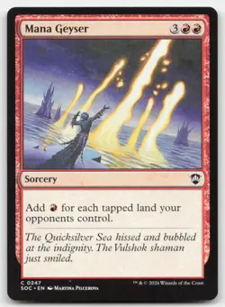 Mana Geyser 247 SOC Commander: Secrets of Strixhaven Magic MTG NM - Image 1