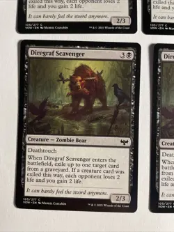 4x Mtg Crimson Vow Diregraf Scavenger NM/M Magic The Gathering - Image 2