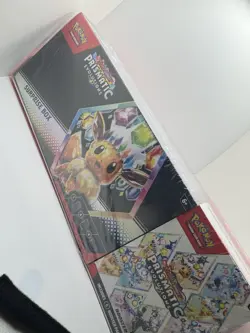Pokemon TCG Scarlet & Violet Prismatic Evolutions Surprise Box 2-Pack Eevee - Image 2
