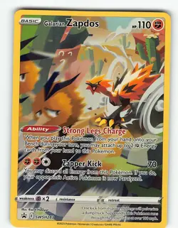 GALARIAN ZAPDOS SWSH283 PROMO SWSH BLACK STAR POKEMON NM - Image 2