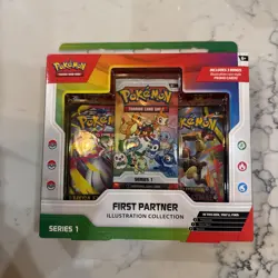 Pokemon TCG First Partner Illustration Collection Series 1 Lot of 4 Sealed - Image 3