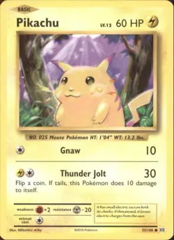 2x (XY12-035) Pikachu (C) Pokemon XY Evolutions Card # 35 - Image 1