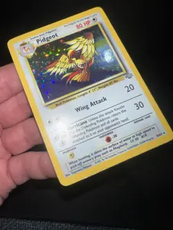 1999 Pokemon TCG Pidgeot Jungle Holo Rare 8/64 Vintage WOTC NM - Image 4
