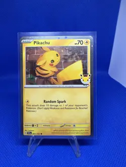 Pikachu Pokemon Day 2026 051/162 30th Anniversary Promo Pokemon TCG - Image 1