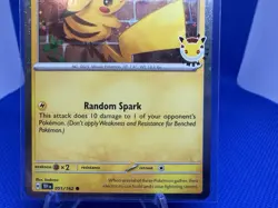 Pikachu Pokemon Day 2026 051/162 30th Anniversary Promo Pokemon TCG - Image 3