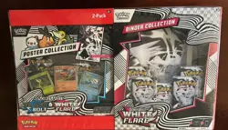 Pokemon Scarlet & Violet Black Bolt White Flare Binder Poster Box 2-Pack - Image 1