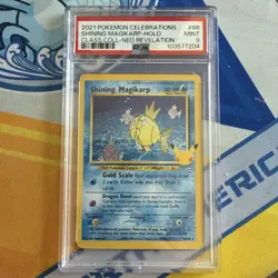Pokemon Card - Celebrations Shining Magikarp #66/64 Holo PSA 9 English - Image 1