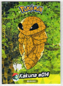 POKEMON - CRYSTAL CARD COLLECTION * KAKUNA - CRACKED ICE HOLO - Image 1