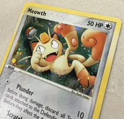 Meowth 013 Pokemon Nintendo 2003 Black Star Promo Card Raw TCG WOTC Raw - Image 4