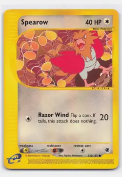 SPEAROW 130/165 COMMON EXPEDITION BASE SET POKEMON - Image 1