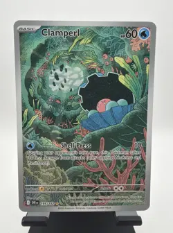 Clampearl 195/182 Destined Rivals - Illustration Rare - Pokemon TCG Card - NM - Image 1