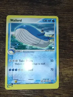 Wailord 14/109 EX Ruby & Sapphire Holo Rare Pokemon - Image 3
