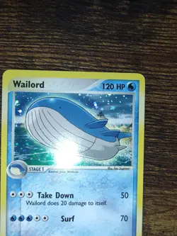 Wailord 14/109 EX Ruby & Sapphire Holo Rare Pokemon - Image 4