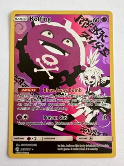 Koffing 243/236 Cosmic Eclipse Secret Rare Pokemon TCG Near Mint - Image 1