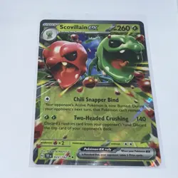 Pokemon Scovillain EX TCG 022/162 Sv05: Temporal Forces Holo Double Rare Card - Image 1