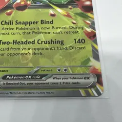 Pokemon Scovillain EX TCG 022/162 Sv05: Temporal Forces Holo Double Rare Card - Image 4