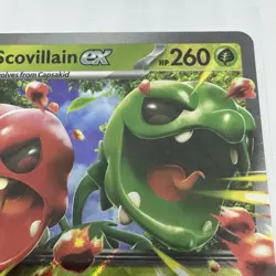 Pokemon Scovillain EX TCG 022/162 Sv05: Temporal Forces Holo Double Rare Card - Image 5