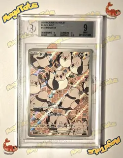Pokemon Black Bolt En #148 Pidove AR BGS 9 - Image 1