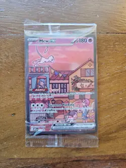 SEALED Pokemon TCG Mew EX 053 Holo Black Star Promo Scarlet & Violet 151 - Image 1