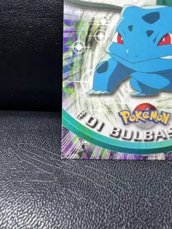 Pokemon TCG Bulbasaur #1 Topps 1999 TV Animation Edition Blue Logo - Image 4
