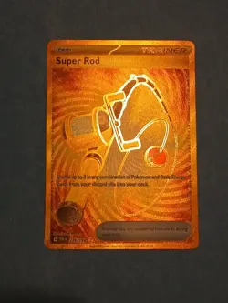 Pokemon Scarlet & Violet Paldea Evolved Super Rod 276/193 Gold Card Secret Rare - Image 4